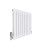 (White, 600x624mm) Modern Curved Panel 2 Column Radiator 2