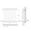 (White, 600x804mm) Modern Curved Panel 2 Column Radiator 5