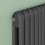 (Anthracite, 1800x504mm) Modern Curved Panel 2 Column Radiator 3