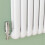 (White, 600x804mm) Modern Curved Panel 2 Column Radiator 4