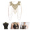 collana con borchie e catena in pizzo decorativo 4