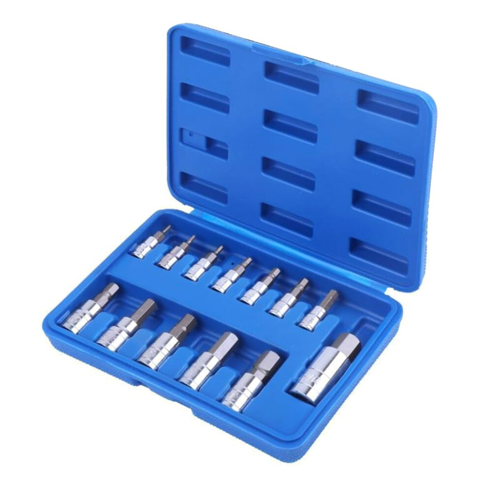 Hexagon Socket Set 13-Piece, Steel Hexagon Bit Socket, Automotive Timing And Home Electronics Applications 9067246420673