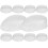 10Pcs Baseballcaps Med Stöd Hattställ Transparent 6