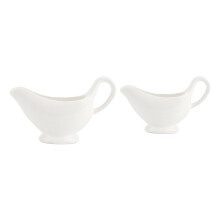 2 Stycken Gravy Båtar Med Handtag För Sås Condiment