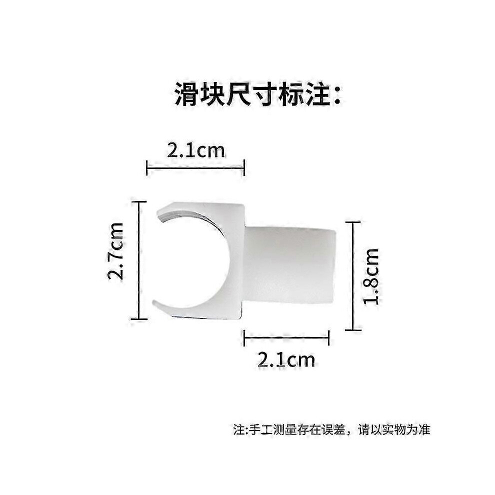 Kikidex (As Show, One Size) 10Pcs Wheelchair Seat Rail Guide Replacement Wheelchairs Supports Guide Transport Chairs Parts