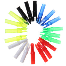 1 Set 20Pcs Bågskytte Jakthandbog Plastpilinsats 6,2 Mm