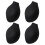 4Pcs Herrar Skyddspad Sponga Framförsök Förstärkande Underkläder Kopp 4