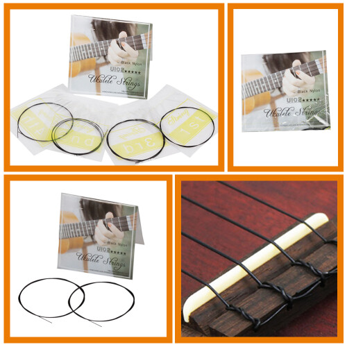 4Pcs Ukulelesträng Bruchsäker Stabil Ukulelesträng Tillbehör 2