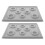 2Pièces Plateau Design Perles Fixe Gris Pour Fabrication Bracelets 4
