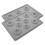 2Pièces Plateau Design Perles Fixe Gris Pour Fabrication Bracelets 7