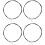 4Pcs Ukulelesträng Bruchsäker Stabil Ukulelesträng Tillbehör 11