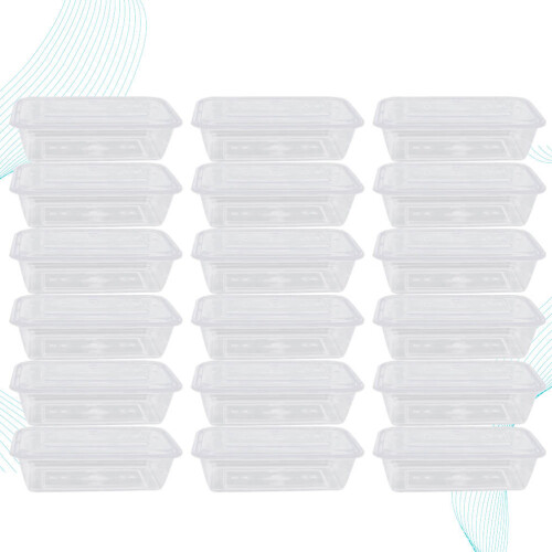 50Pcs Transparent Bär Låda 500 Ml