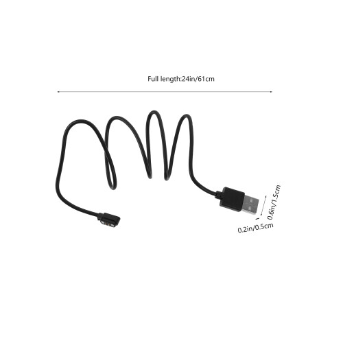 2St Magnetisk Laddkabel Usb Laddkabel Usb Magnetkabel För Smartklocka 1