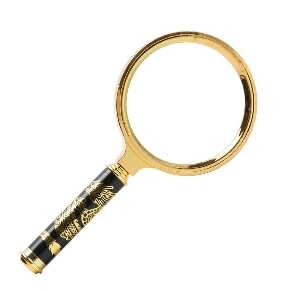 HD Magnifier 20x Magnification With LED Light Handheld Glass For Inspection Soldering Needlework Repairs