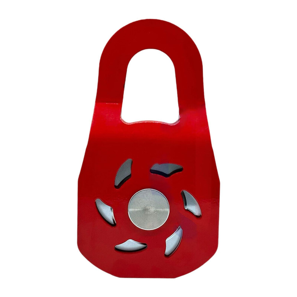 10 Ton Winch Snatch Block Towing Pulley, Heavy Duty, 22,000 Lbs Capacity, Off-Road Recovery Accessory For Utv/Atv, Red 9105992805976