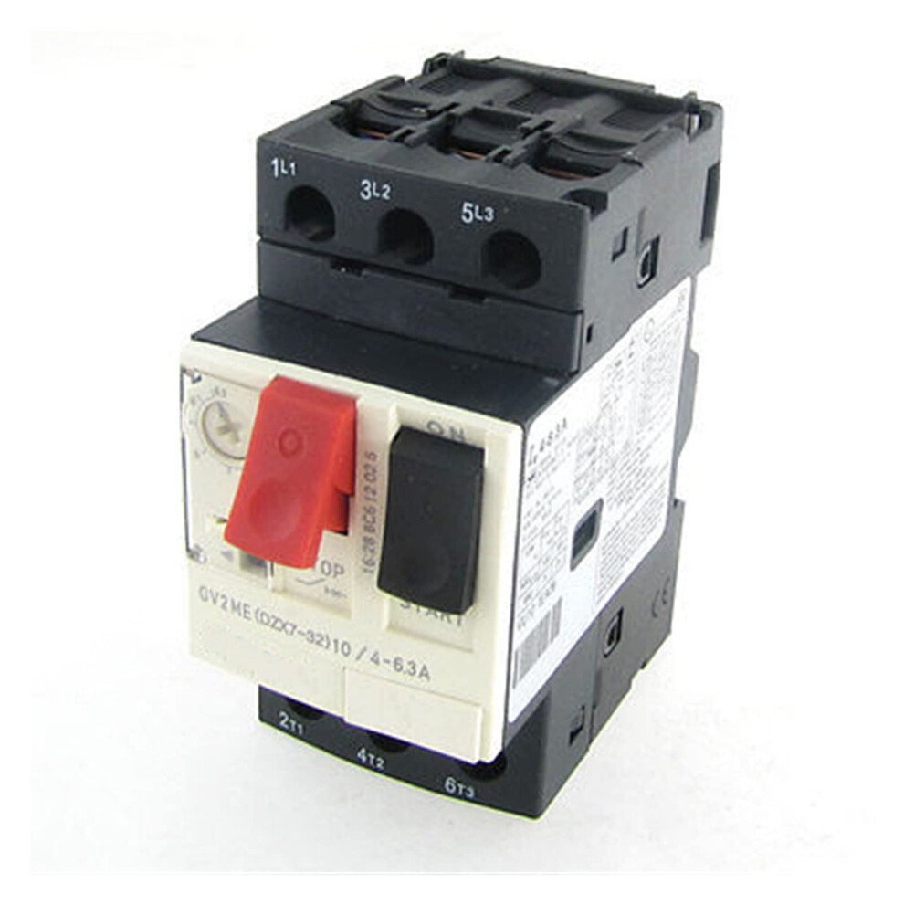 Circuit Breaker 4-6.3A 3-Pole Mpcb Motor Protection Din Rail Mount 9105992806089