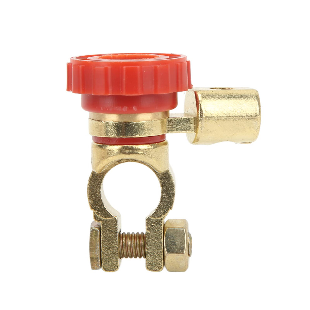 Battery Cutoff Switch Brass Top Post Battery Disconnect Switch 100A Rustproof Universal For Boats And Rvs 9105992806218