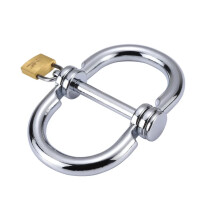 Sex Bondage Metal Steel Wrist Handcuffs Lockable Semicircular Restraint for Couples BDSM Tool