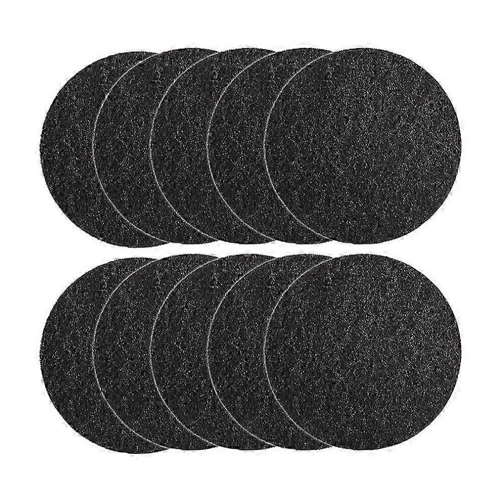 Kikidex (As Show, One Size) 10Pcs Charcoal Filter For Compost Bucket 6.7 Inch Kitchen Activated Carbon Compost Bin Filter Repla