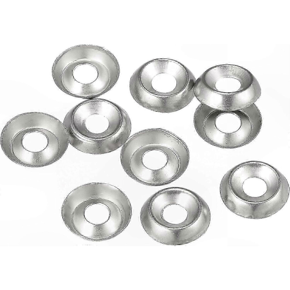 Kikidex (As Show, One Size) Countersunk Cup Washers For Screws And Bolts, 50 Pack, Stainless Steel