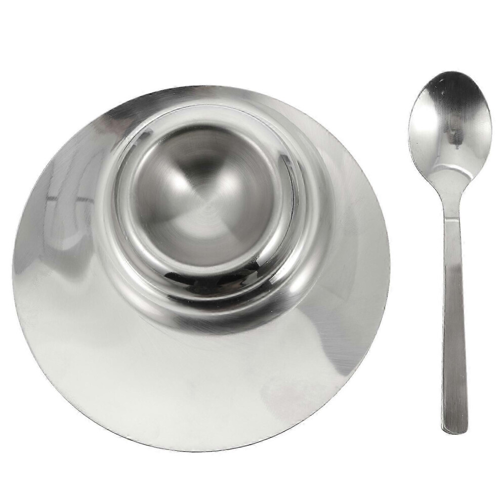 Set Metal Egg Holder Egg Cup Stable Egg Display Stand Household Egg Tray