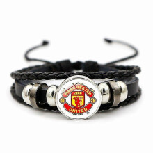 (As show, O) United Kingdom Team Logo Best Friend Football Bracelet Fan Bracelets