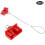 10Pcs Staub Kappe für Gabelstapler Stecker Rot 8
