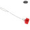 10Pcs Staub Kappe für Gabelstapler Stecker Rot 10