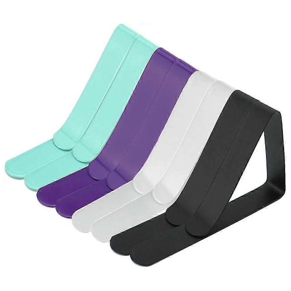 Tablecloth Clips, 8 Pieces, Stainless Steel Multi-Color Adjustable Table Clips