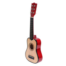 21 Tums Akustisk Mini Gitarr I Trä För Börjare