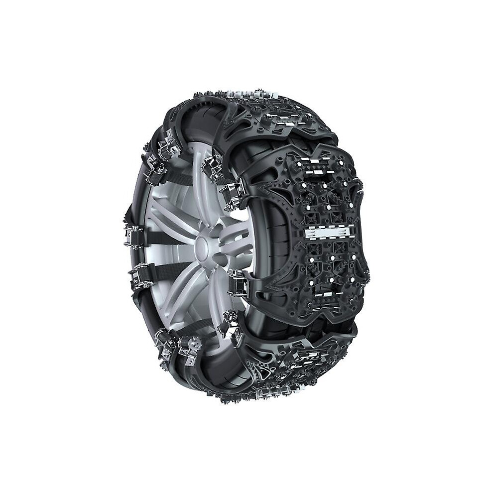 Kikidex (As Show, One Size) Snow Chains, 1Pcs Universal Adjustable Snow Chains For 165Mm-285Mm Tires, Car Chain For Suv, Mpv, Truck