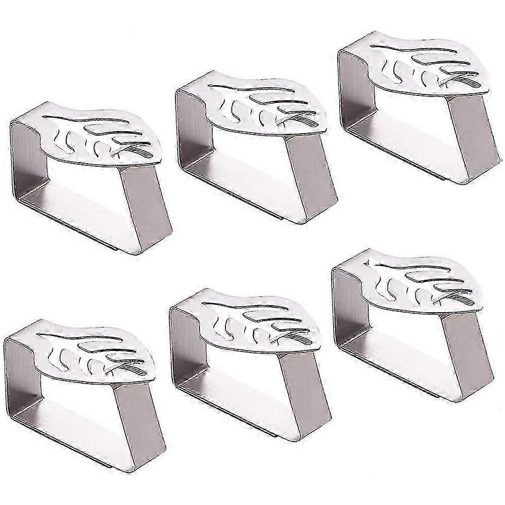 Pack Tablecloth Clips, Tablecloth Clips, Steel Tablecloth Clips, Adjustable Tablecloth Clips, Stainless Steel Tablecloth Clips, Leaf Shape, for Picnic