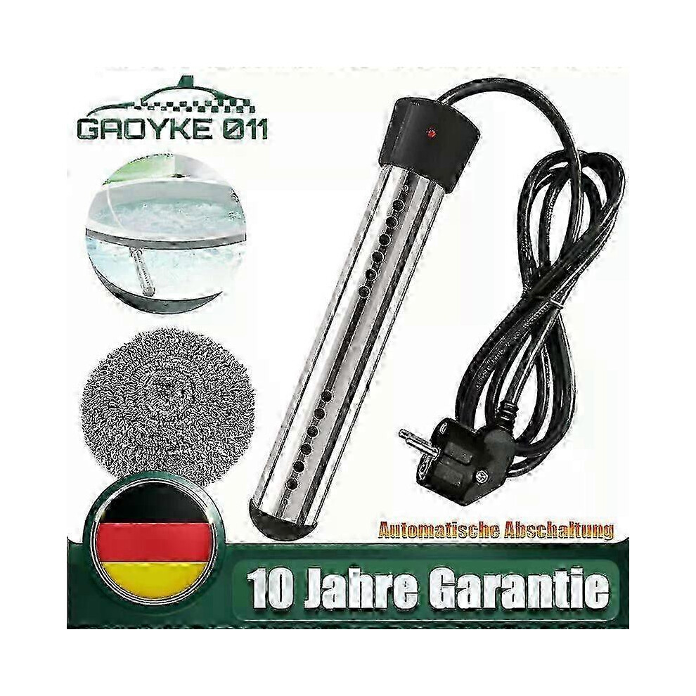 Kikidex (As Show, One Size) 3000W Poolheizung Tauchsieder Elektrischer Badewanne Warmwasserbereiter Heizung