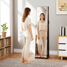Freestanding Jewellery Storage Organizer 360Swivel Jewelry Cabinet