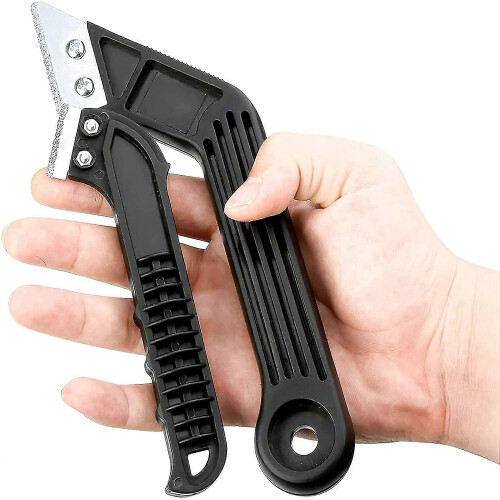 2 Pcs Manual Tile Grout Scraper, Ceramic Wall Tile Grout Cleaning Tool (with 2 Blades) 2