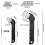 2 Pcs Manual Tile Grout Scraper, Ceramic Wall Tile Grout Cleaning Tool (with 2 Blades) 2