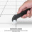 2 Pcs Manual Tile Grout Scraper, Ceramic Wall Tile Grout Cleaning Tool (with 2 Blades) 4