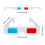 100Pcs 3D-Kortskorporglas 3D-Filmsglas 2