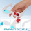 100Pcs 3D-Kortskorporglas 3D-Filmsglas 6