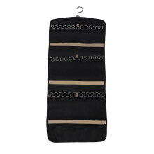 Rollo colgante para joyas - Negro/Rosa Pequeño 14 x 23 cm