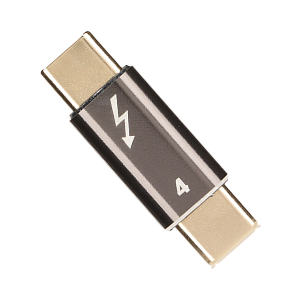 40Gbps Aluminium Alloy Usb-C Male To Male Adapter Fast Charging & Data Transfer 4071356621764
