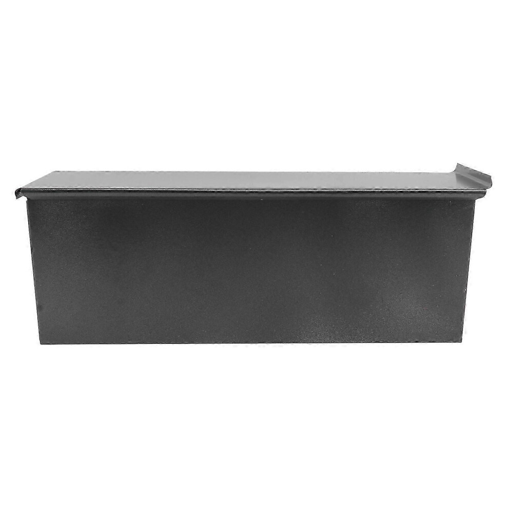 Black Bread Pan with Lid, Non-Stick, for Baking Toast, for Home (750g)