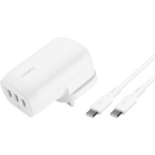 Belkin BoostCharge 3-Port USB-C Wall Charger with PPS 67W, PD 3.1 Enabled Fast Charging