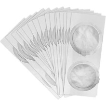 100pcs Disposable Aluminum Foil Lids for Vertuo Coffee Capsules, Self-Adhesive, Cream Foam
