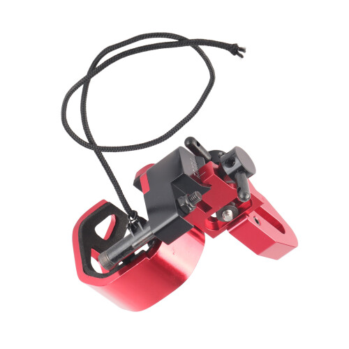 Aluminum Alloy Smackdown Lockup Click Arrow Rest for Compound Bow, Red 2