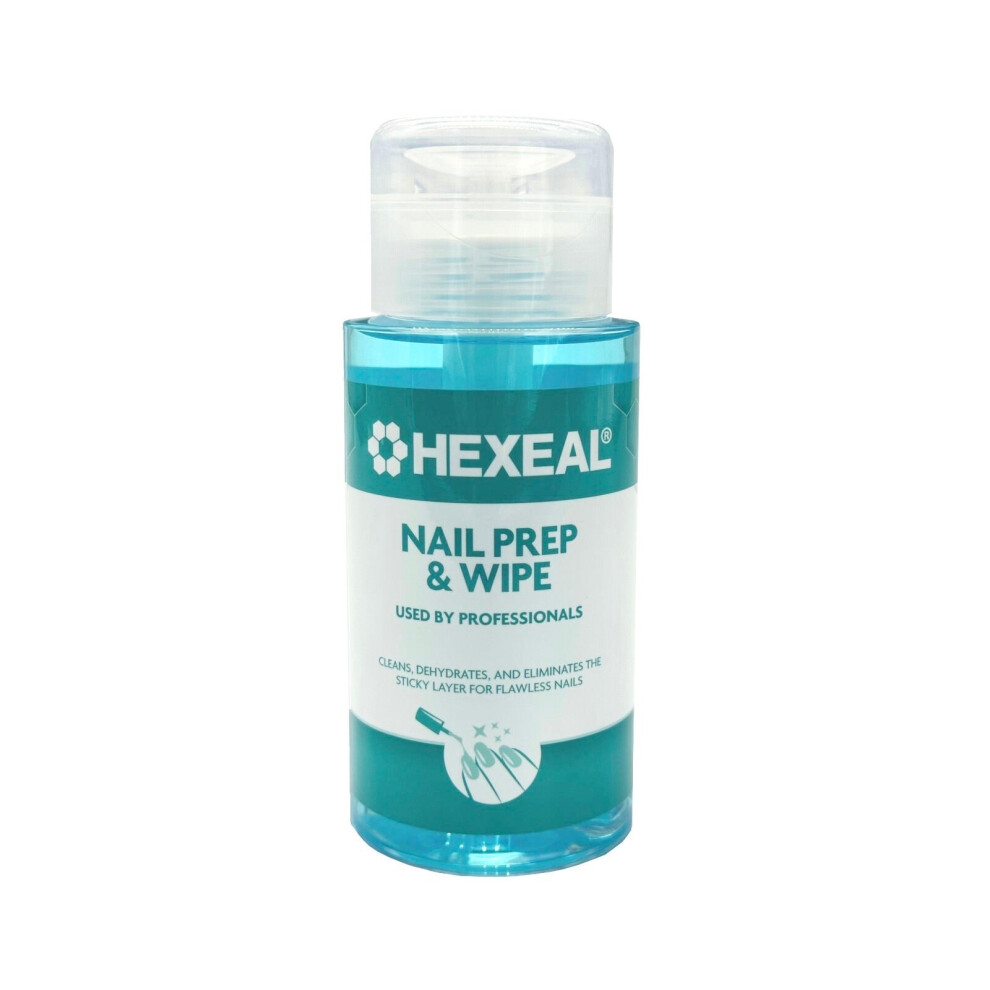 Hexeal Nail Prep & Wipe 200Ml Â Cleans & Preps For Gel And Acrylic Nails