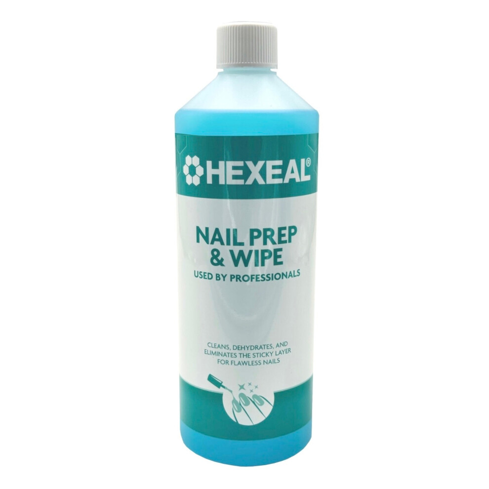 Hexeal Nail Prep & Wipe 1L Â Cleans & Preps For Gel And Acrylic Nails