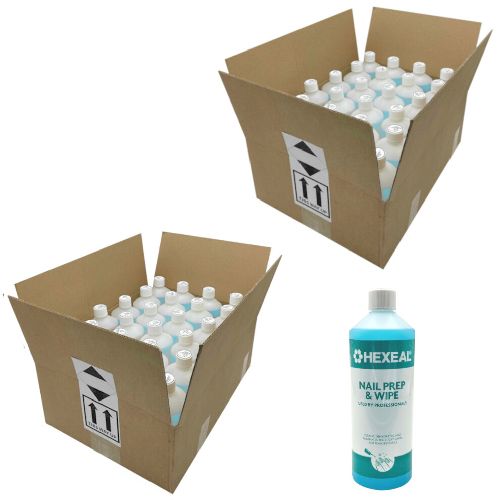 Hexeal Nail Prep & Wipe 50 X 1L Â Cleans & Preps For Gel And Acrylic Nails