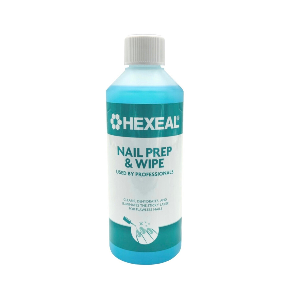 Hexeal Nail Prep & Wipe 500Ml – Cleans & Preps For Gel And Acrylic Nails