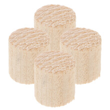 4 Pcs Heightening Leg Blocks Furniture Knobs Light Brake Khaki